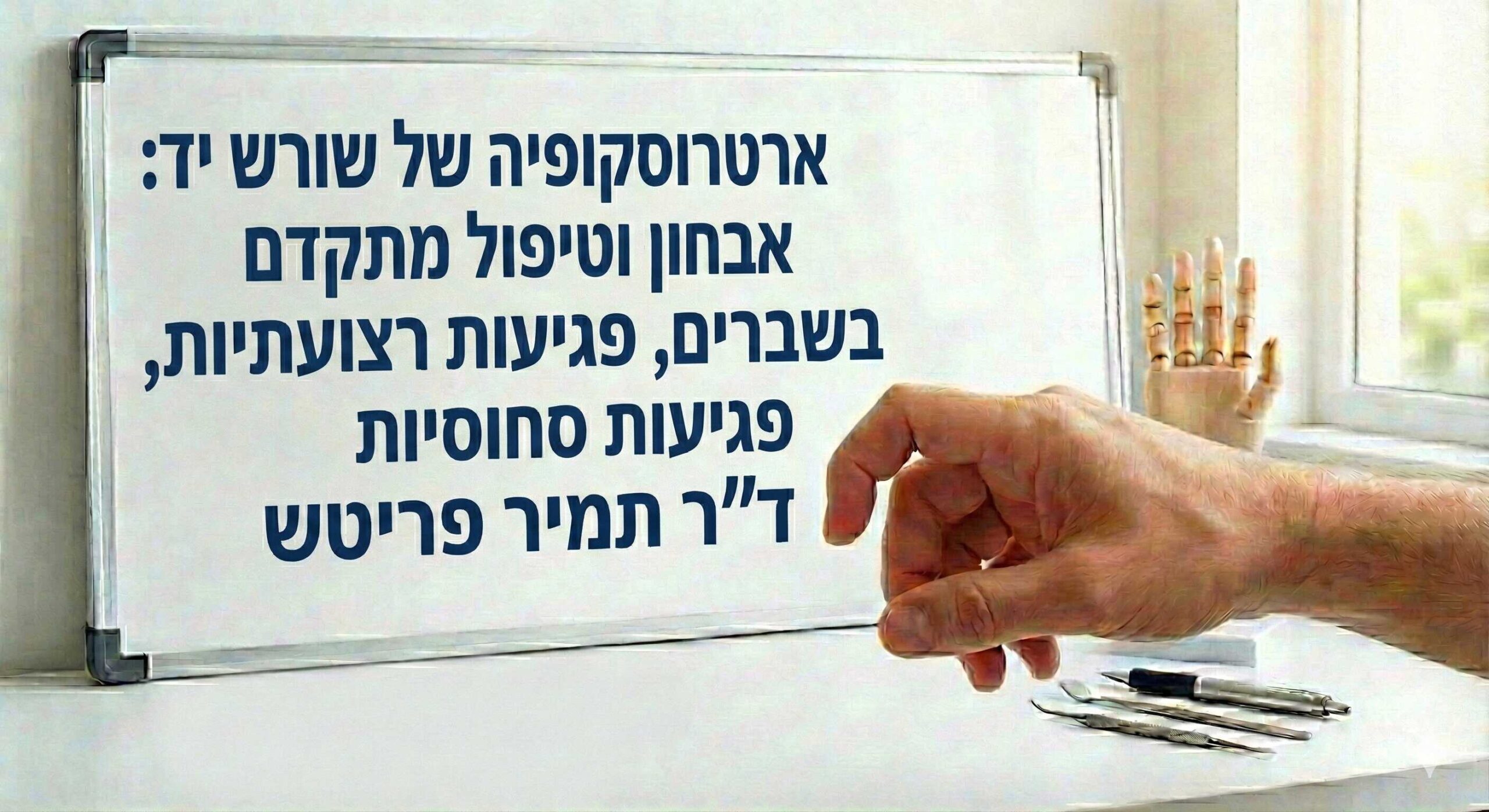 ארטרוסקופיה של שורש יד