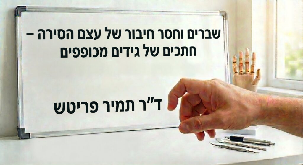 חתכים של גידים מכופפים